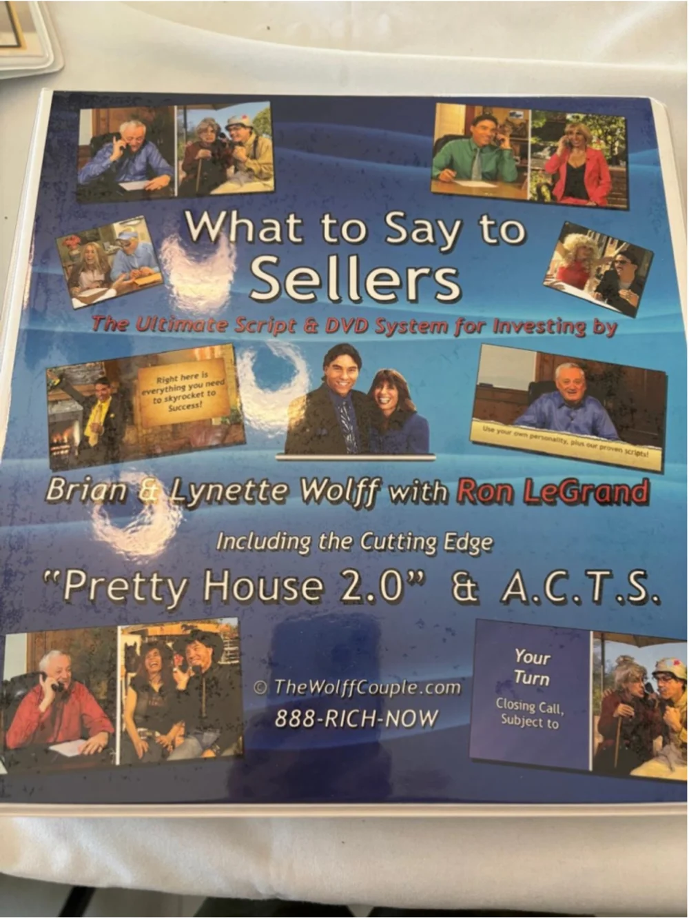 The Wolff Couple Real Estate Investing Training System Binders #E60